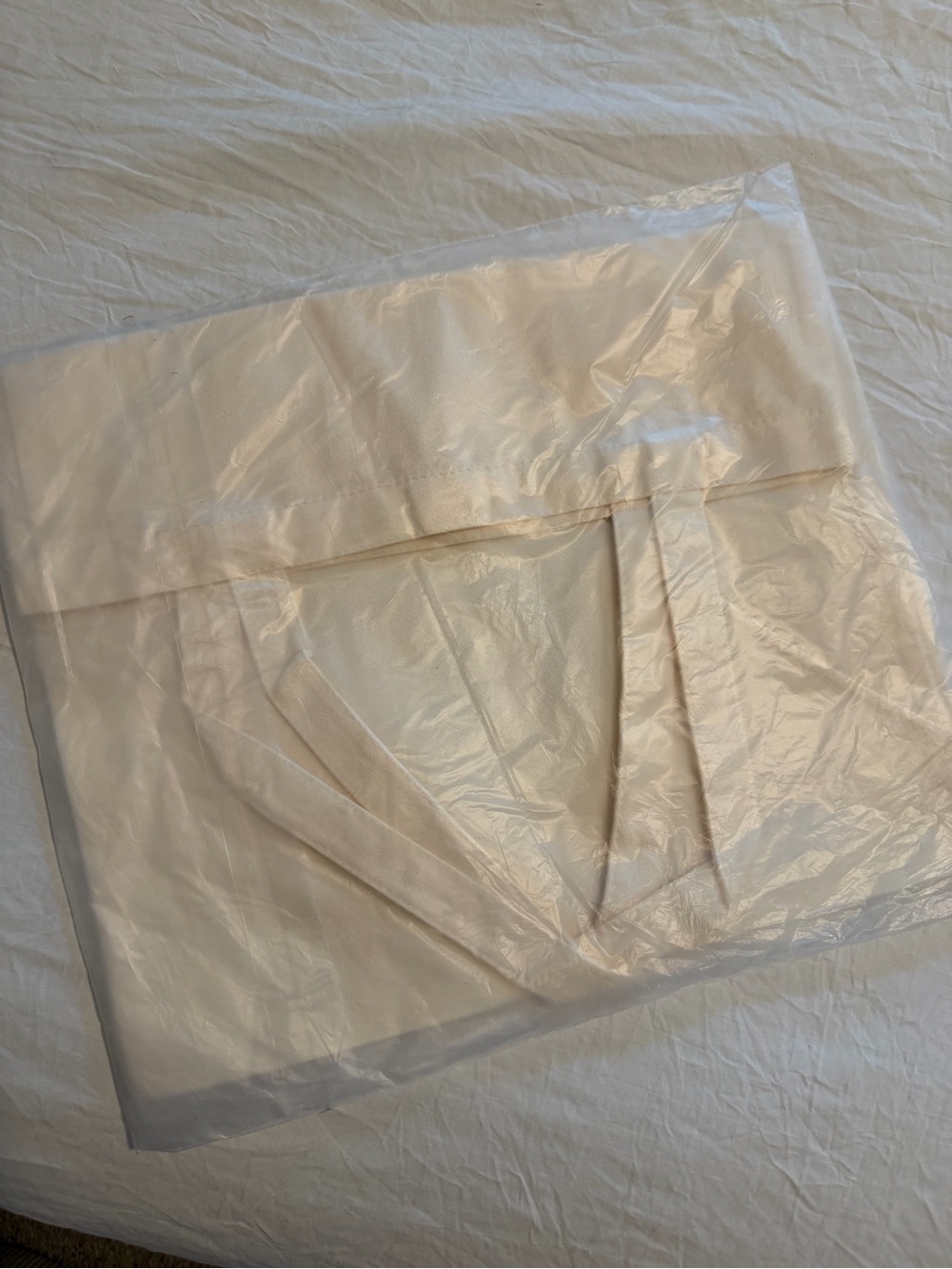 Beige Cotton Tote Bag Helping Tiny Humans - Picture 7 of 7